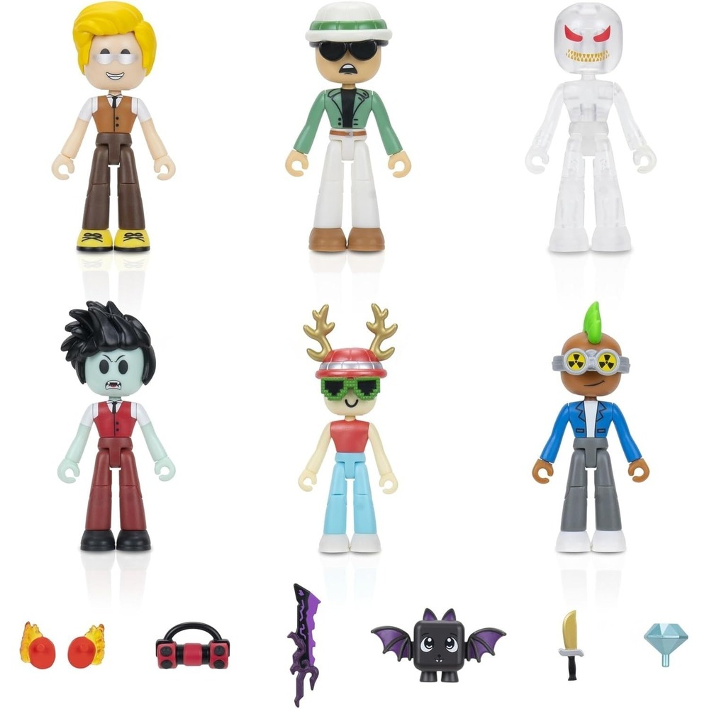 MM2: Powers Pack - Six 2.75-Inch Figures with Mix-and-Match Plus Six Accessories